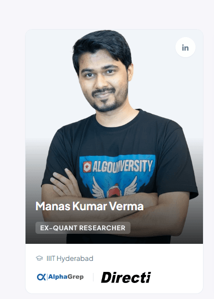 Manas Kumar Verma Sir
